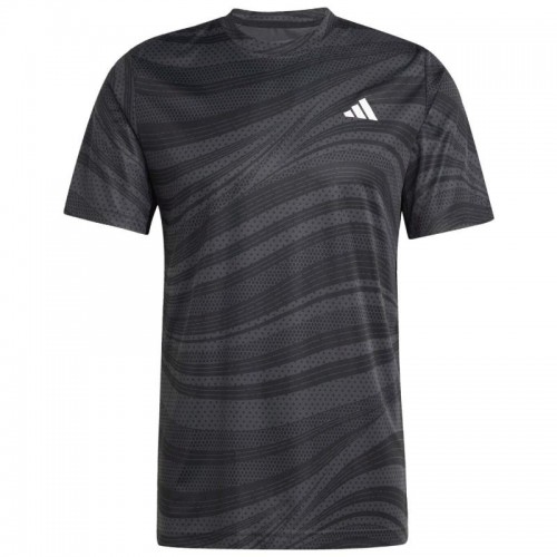 Adidas Club Graphic Maglietta Nera Adidas Club Graphic Maglietta Nera
