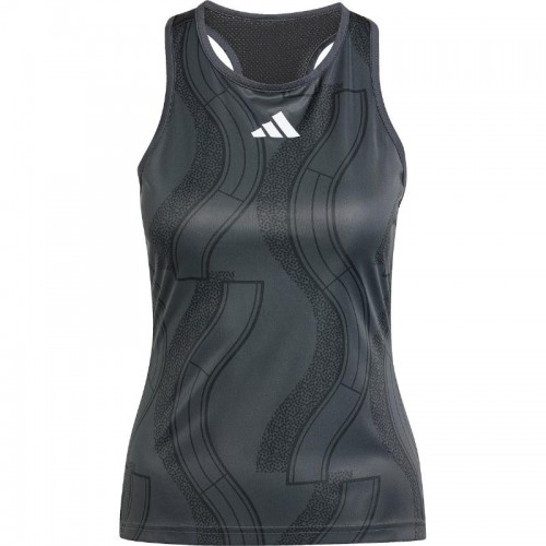 Camiseta Feminina Adidas Club Graphic Black Carbon