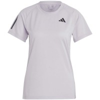 Adidas Club Lavande T-shirt Femmes Noires