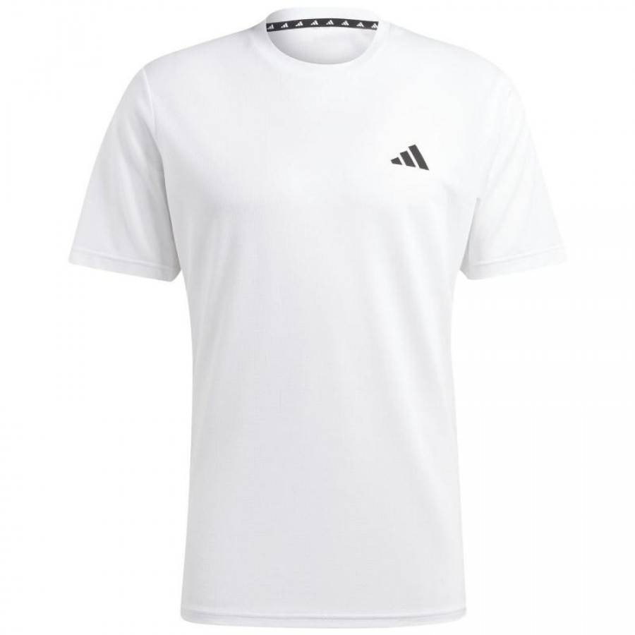 Camiseta Adidas Essentials Base Branca Preta  Oferta + Barato