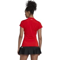 T-shirt donna Adidas Match Red Scarlet