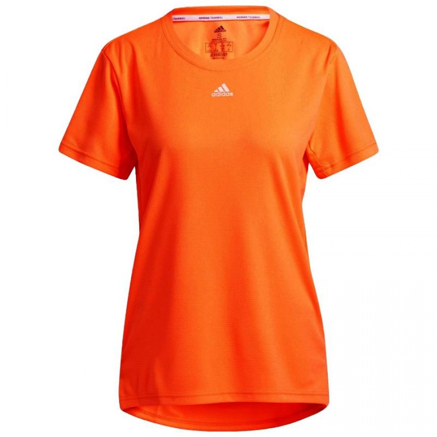 Adidas Necessi Arancione Fluorescente Maglietta Donna  Offerta + Economico