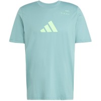 Camiseta Adidas Padel Graphic Verde Azulado  Oferta + Barato