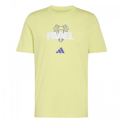Camiseta Adidas Padel Graphic Verde Lima