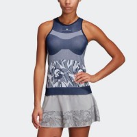 Camicia blu scuro Adidas Stella McCartney Seamless