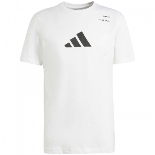 Adidas Tennis Category Graphic Maglietta Bianca Adidas Tennis Category Graphic Maglietta Bianca
