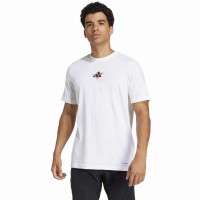 Camiseta Adidas Tennis Happy 3 Balls Graphic Blanco  Oferta + Barato