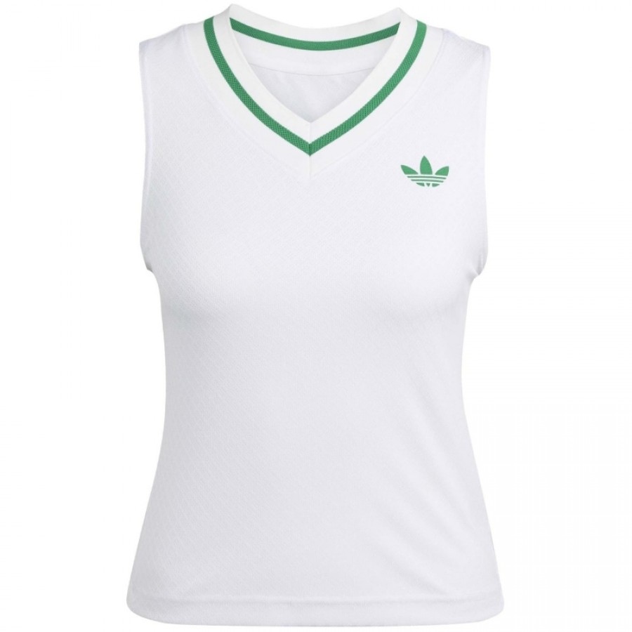 Camiseta Regata Adidas Original London White para Mulheres  Oferta + Barato