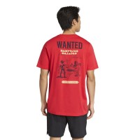 Camiseta Adidas Wanted Graphic Rojo
