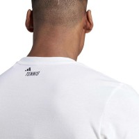 Camiseta Branca Adidas Wimblendon TNS