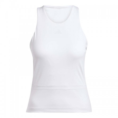 Camiseta Midi Feminina Adidas Y-Tank Branca Camiseta Midi Feminina Adidas Y-Tank Branca