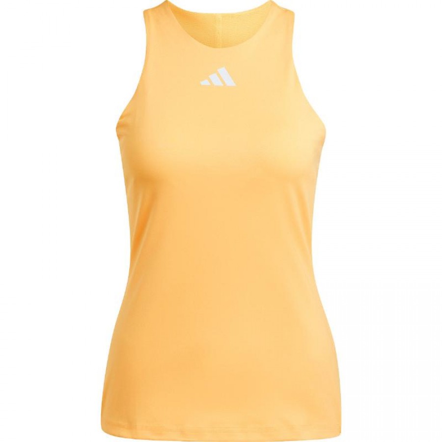 T-shirt Femme Adidas Y-Tank Orange Blanc