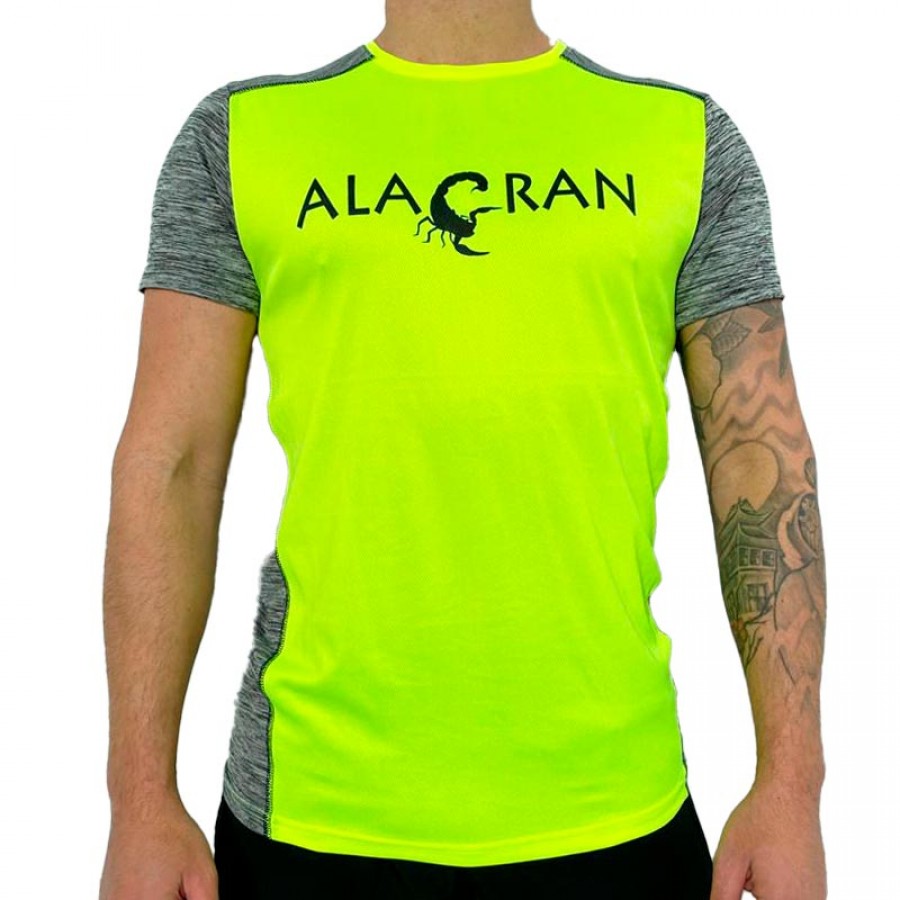 Alacran Elite Giallo Fluor Grigio T-Shirt