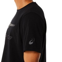 Cotton T-Shirt Asics Tiger Performance Black Graphite Grey