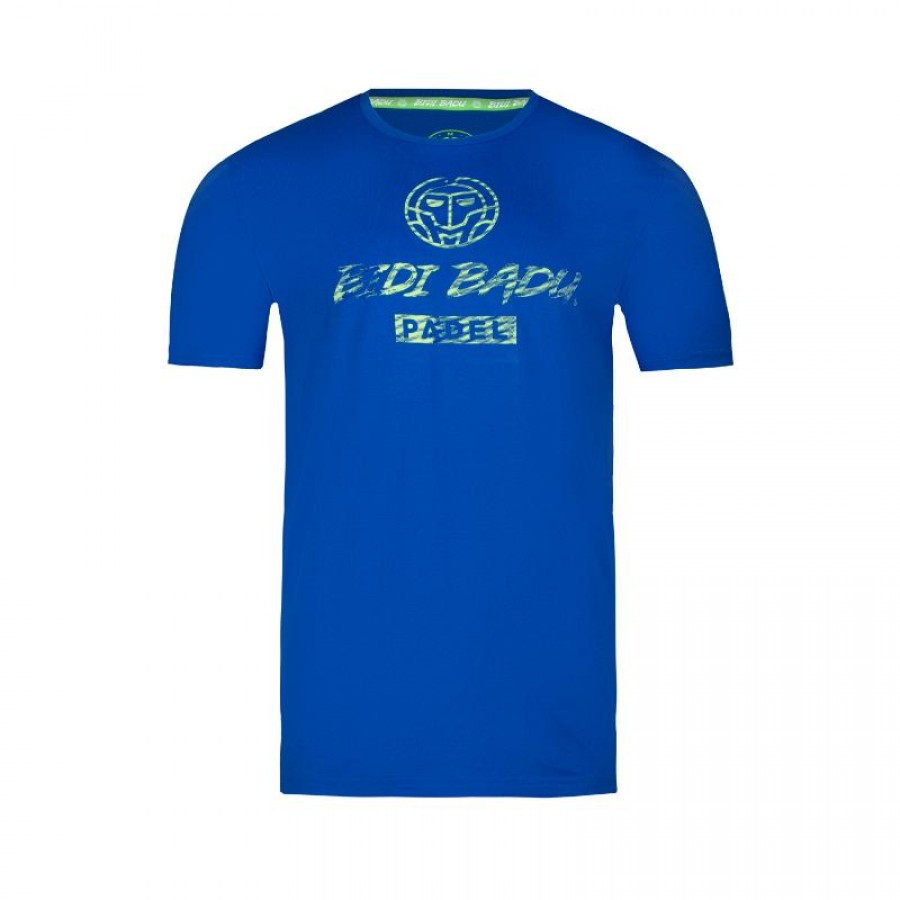 Camiseta de algodão Bidi Badu Mapalo Azul Luz Verde