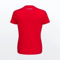 Cotton Head Club T-Shirt Lucy Red Femmes