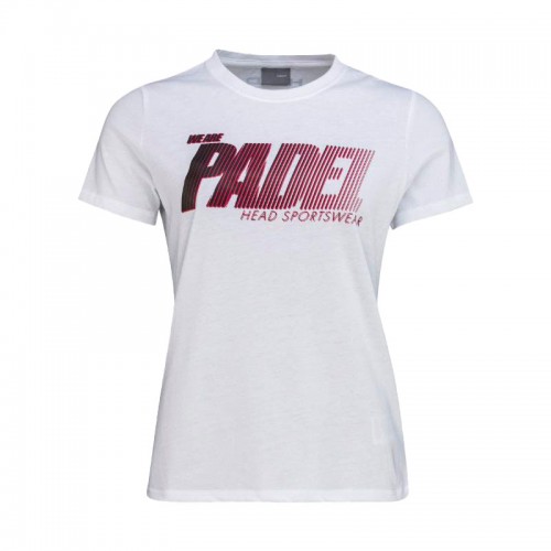 Coton Head Padel T-shirt SPW Blanc Femmes Coton Head Padel T-shirt SPW Blanc Femmes