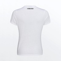 Coton Head Padel T-shirt SPW Blanc Femmes