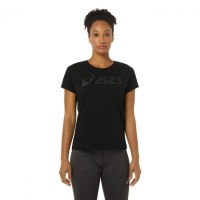 T-shirt Asics Big Logo Tee Mulheres Negras