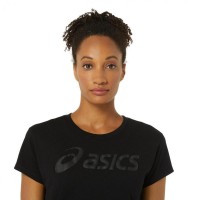 T-shirt Asics Big Logo Tee Mulheres Negras