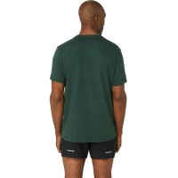 Asics Big Logo Black Forest T-Shirt Verde