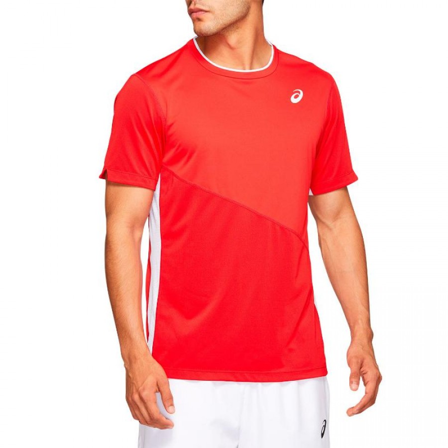 Camiseta Asics Club SS Classic Red