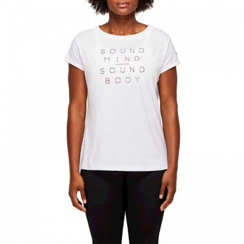 T-shirt da donna Asics Graphic bianca lucida T-shirt da donna Asics Graphic bianca lucida