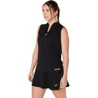 Camiseta Feminina Asics Padel Court Preta  Oferta + Barato
