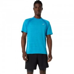 Camiseta Azul Egeu da Asics Road SS Top