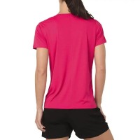 T-Shirt Femme Asics Silver SS Rose