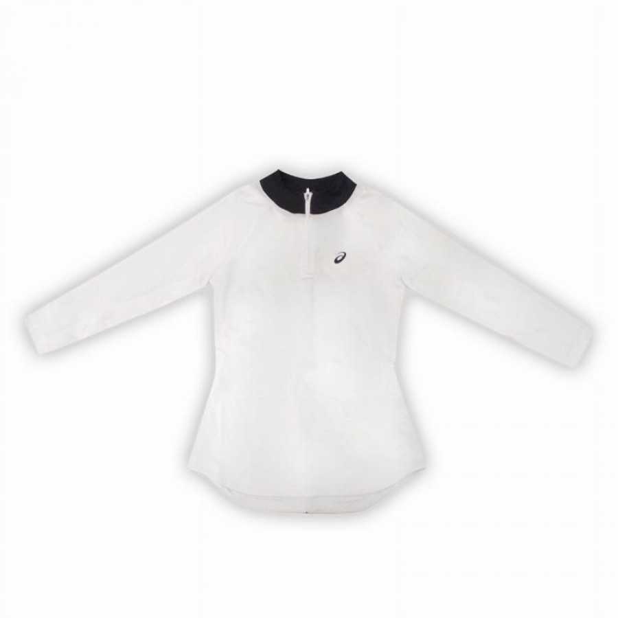 Camiseta Asics Sleeve Blanco Brillante Mujer  Oferta + Barato