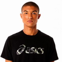 Asics Wild Camo T-Shirt Black
