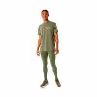 Asics Wild Camo Lichen T-shirt Vert