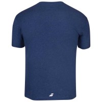 T-Shirt de Exercicio Babolat Marmorizado Azul Escuro