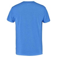 Camiseta Babolat Exercise Big Flag Azul Jaspeado