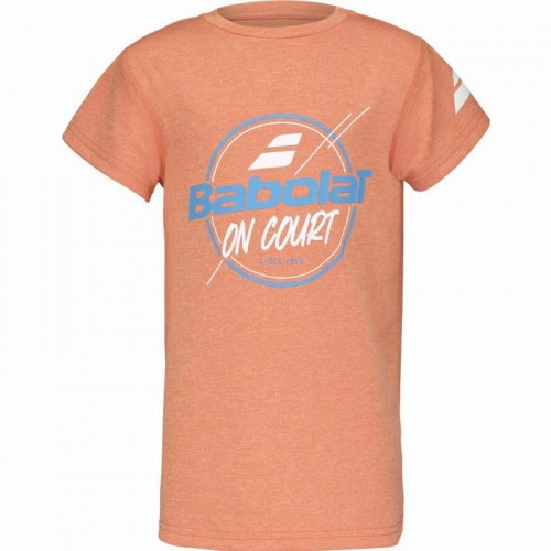 Camiseta Babolat Esercizio Grafico Naranja Junior