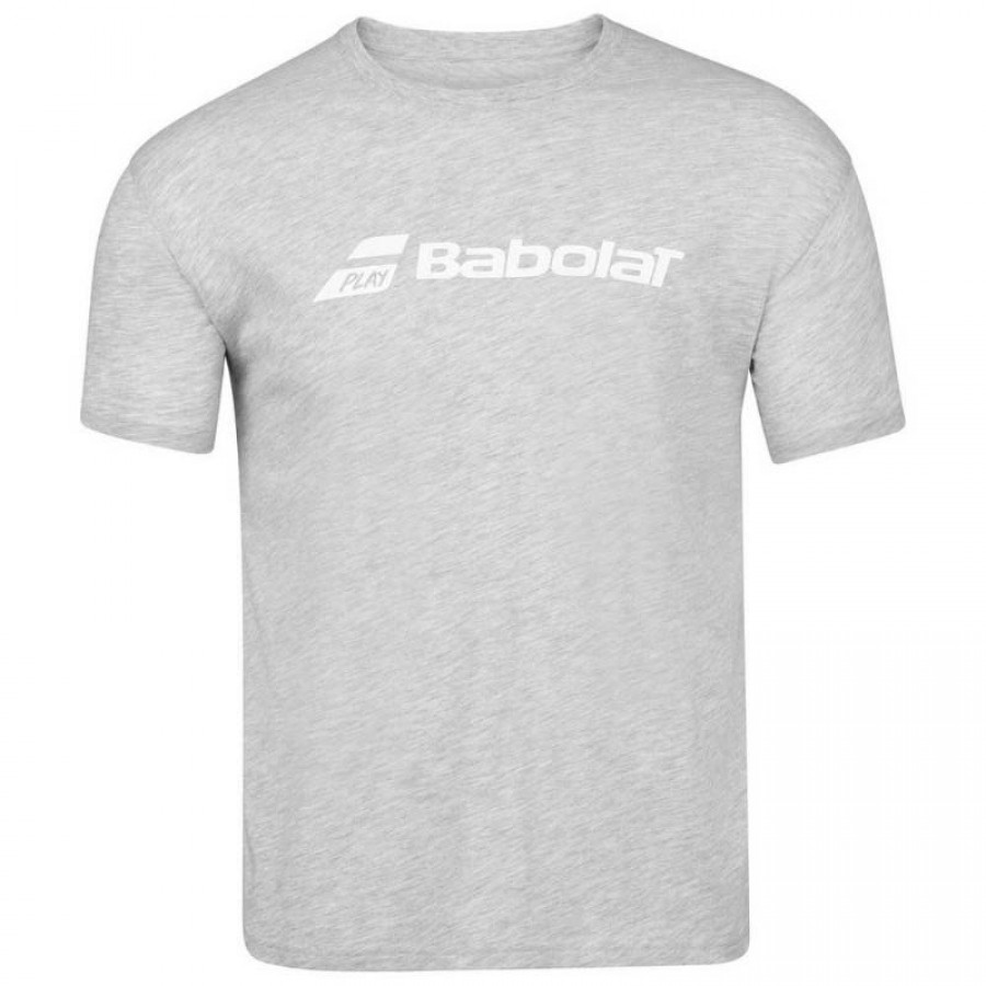 T-shirt da ginnastica Babolat grigio marmorizzata