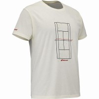 Message de l?exercice Camiseta Babolat Crema