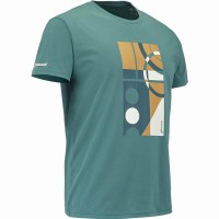 Message de l?exercice Camiseta Babolat Verde Intenso