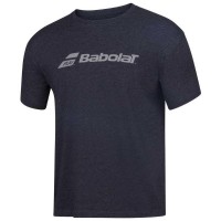 Camiseta Babolat Exercise Negro Jaspeado