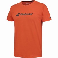 Camiseta Babolat Exercise Rojo Naranja Junior