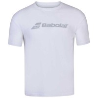 T-shirt d’exercice Camiseta Babolat Blanco