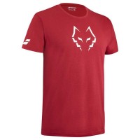 Babolat Juan Lebron T-shirt in cotone rosso