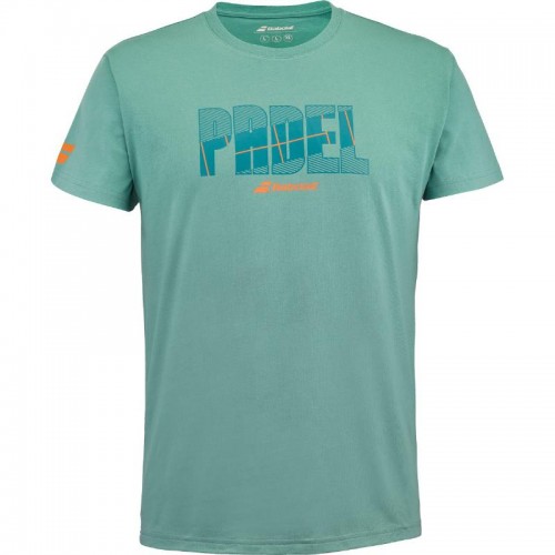 Camiseta Babolat Padel Verde Azulado Camiseta Babolat Padel Verde Azulado
