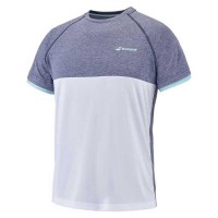 Babolat Play T-shirt White Marbled Blue