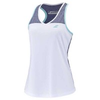 Babolat Play T-Shirt White Blue Women