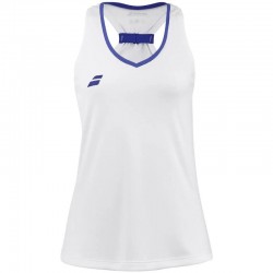 Camiseta Babolat joue Blanco Junior