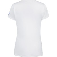 Camiseta Babolat Play Capsleeve Blanco Mujer