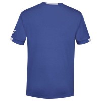 Babolat Play Crew T-Shirt Azul Branco