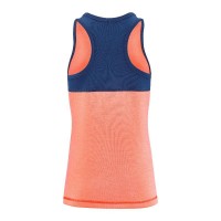 Babolat Play T-shirt Orange Bleu Fonce Femme